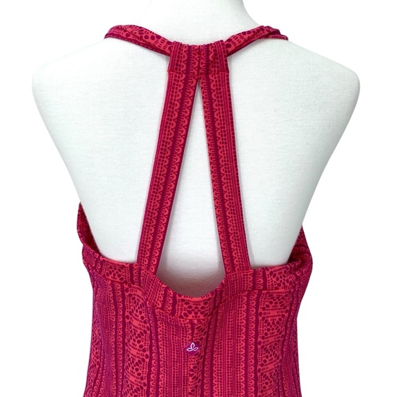 prana Quinn Dress Womens XL Fuchsia Lace Halter Sustainable Dopamine Dressing - Picture 4 of 13